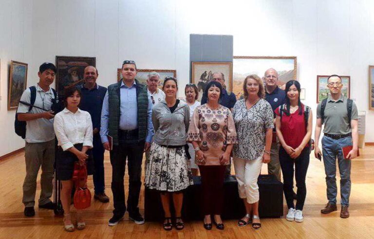 Photo: A group of journalists from 12 countries. Credit: Kazakh Foreign Affairs Ministry.