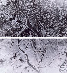 Nagasaki, Japan, before and after the atomic bombing of August 9, 1945., Public Domain