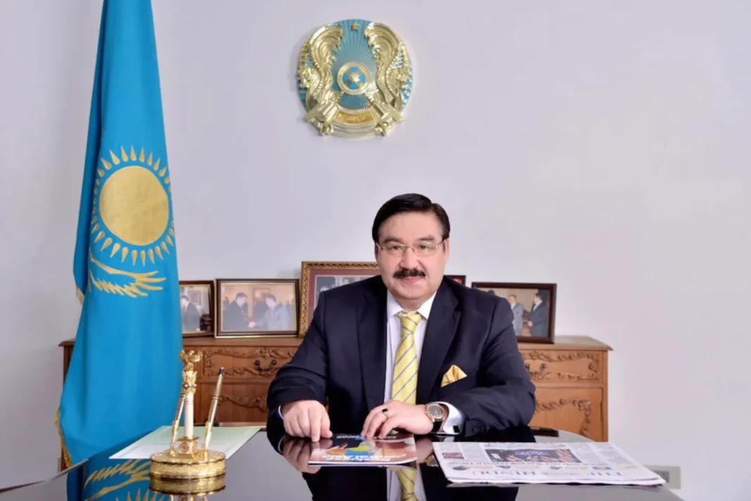 Kazakhstan-Bulat-Sarsenbayev Ambassador Bulat Sarsenbayev in a file photo. Image: Facebook Screengrab