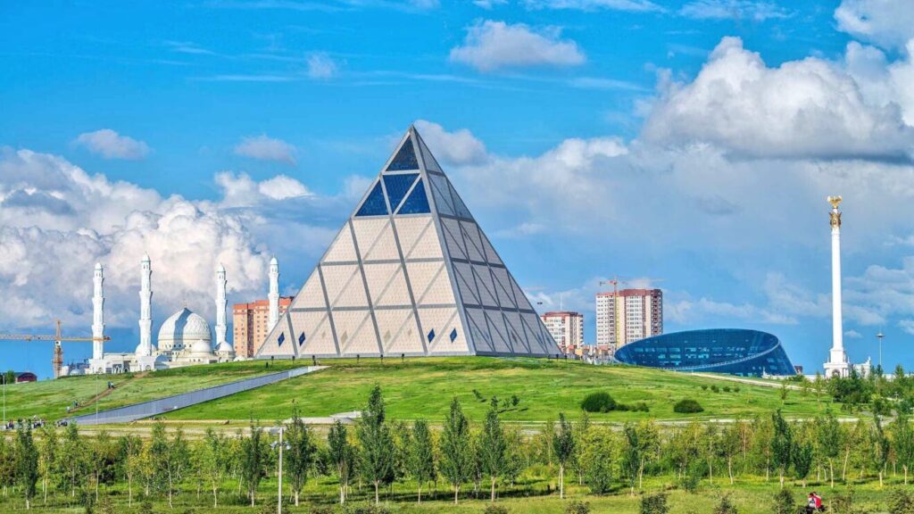 The building of the Palace of Peace and Reconciliation in Astana. Photo credit: explorekazakhstan.com.
