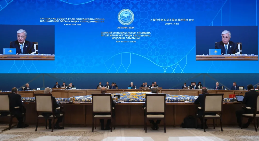 24th summit of the Shanghai Cooperation Organization (SCO) continues in Astana. Photo credit: Akorda