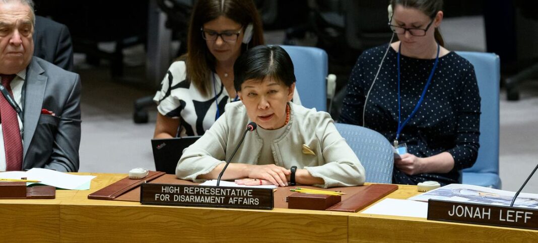 image1170x530cropped (1) UN Photo/Loey Felipe Izumi Nakamitsu, High Representative for Disarmament Affairs, briefs the Security Council meeting on the Democratic People’s Republic of Korea (DPRK).