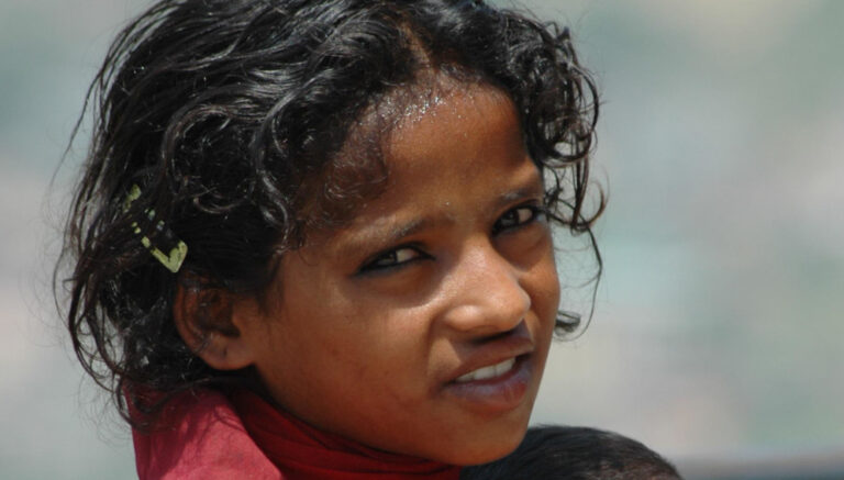 A young girl sweating in extreme weather conditions in Kathmandu, Nepal. Children are at high risk for heat-related mortality and illnesses, including chronic respiratory conditions, asthma, and cardiovascular diseases, says UNICEF. Copyright: David from Pixabay