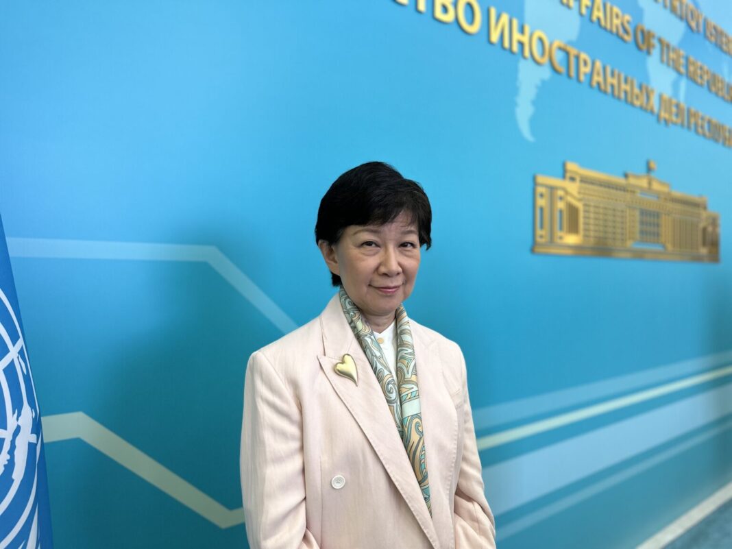 638ADED6-1D72-42BF-8FDC-3893AD2B0D44-1536x1152 Izumi Nakamitsu attends the workshop in Astana, organized in collaboration with UNODA. Photo credit: The Astana Times/ Nargiz Raimbekova