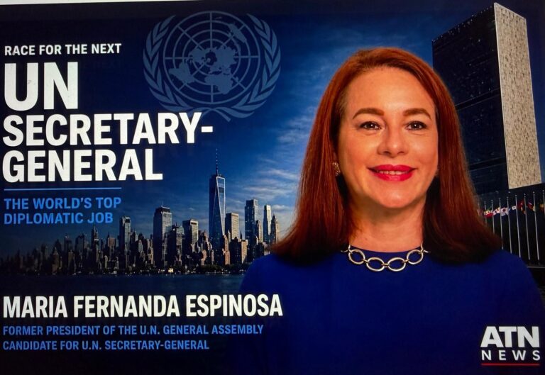 Maria Fernanda Espinosa enters the U.N. secretary-general race with a message centered on prevention, delivery, and reform as the contest over the organization’s next leader grows more defined.