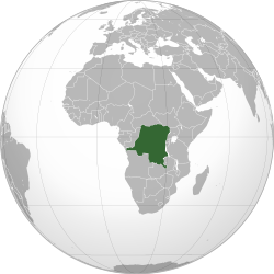 Map of DRC