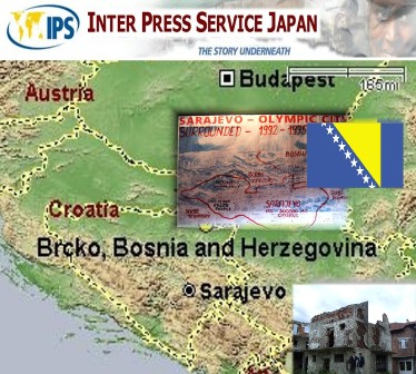 Map of Bosnia ＆Herzegovina