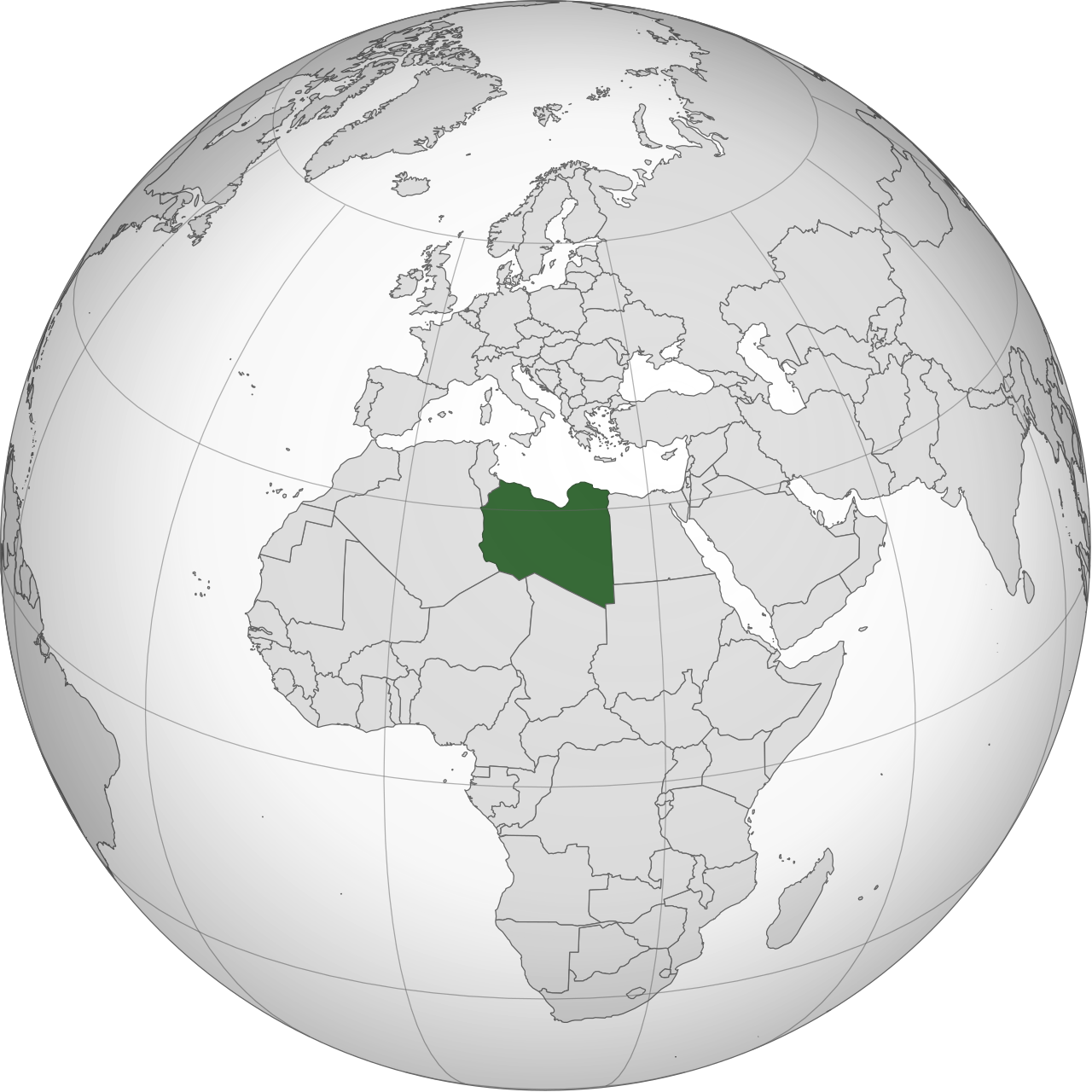Map of Libya/ Wikimedia Commons