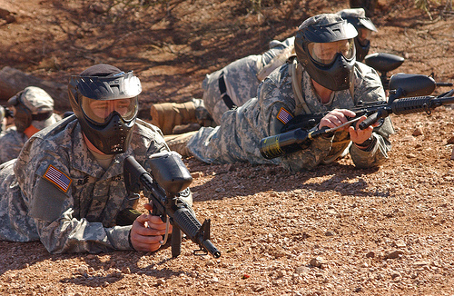 U.S. soldiers training in Phoenix, Arizona for Mexican border duty. Credit: US Air Force/CC By 2.0