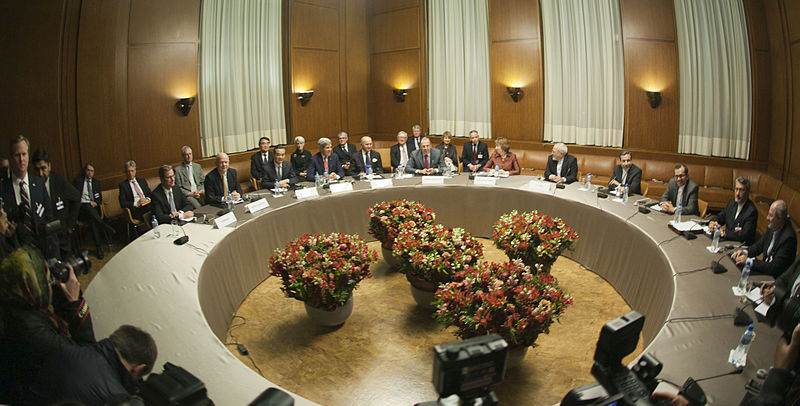 P5+1 and Iranian foreign ministers at the 2013 Geneva negotiations