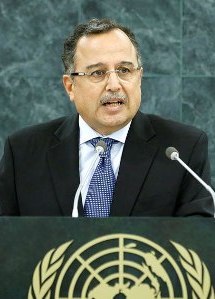 Egyptian Foreign Minister, Nabil Fahmy/ UN photo"