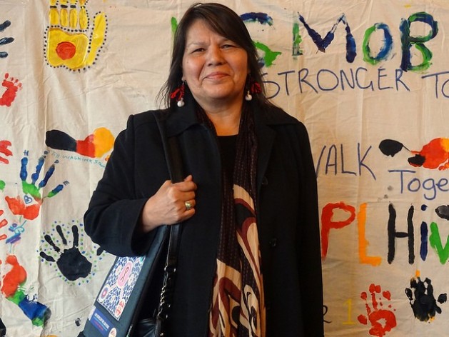 Doris Peltier, Aboriginal Women and Leadership Coordinator with CAAN, was diagnosed with AIDS at the age of 44. Credit: Neena Bhandari/IPS