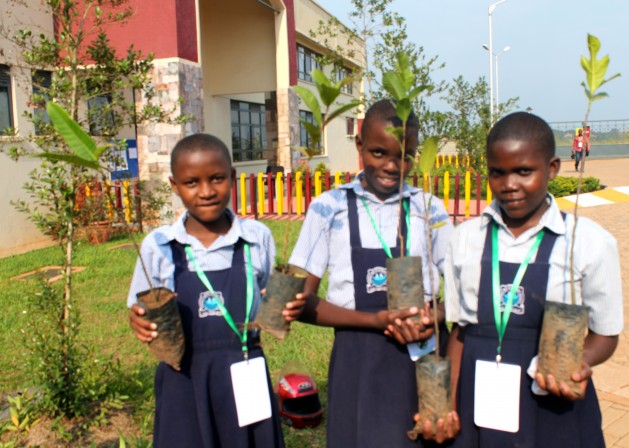 Students from Kisule Primary School in Kampala at the International Children’s Climate Change Conference (ICCCC), July 2014, Uganda. Credit: Amy Fallon/IPS