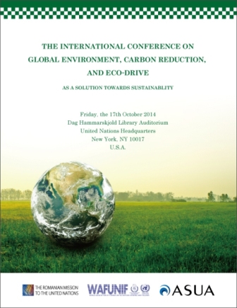 THE INTERNATIONAL CONFERENCE ON  GLOBAL ENVIRONMENT, CARBON REDUCTION, AND ECO-DRIVE