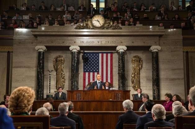President Barack Obama delivers the State of the Union address in the House Chamber at the U.S. Capitol in Washington, D.C., Jan. 20, 2015. Credit: Official White House Photo by Pete Souza