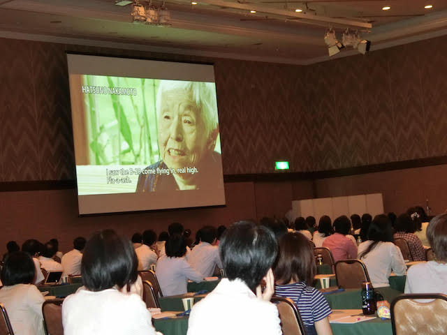 Witness in Hiroshima film | Credit: Katsuhiro Asagiri, International Press Syndicate
