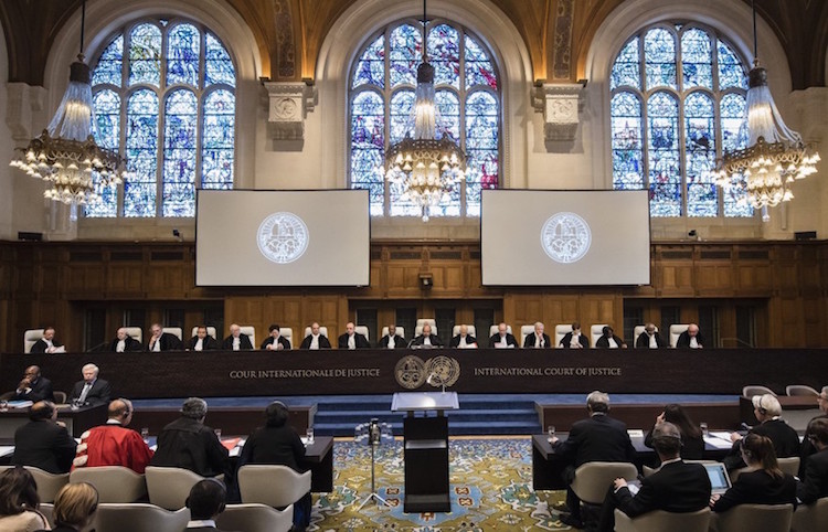 The International Court of Justice in Session/ ICJ