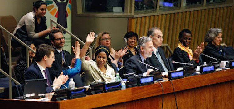 Photo: Closing plenary of CSW60 | Credit: UN Women