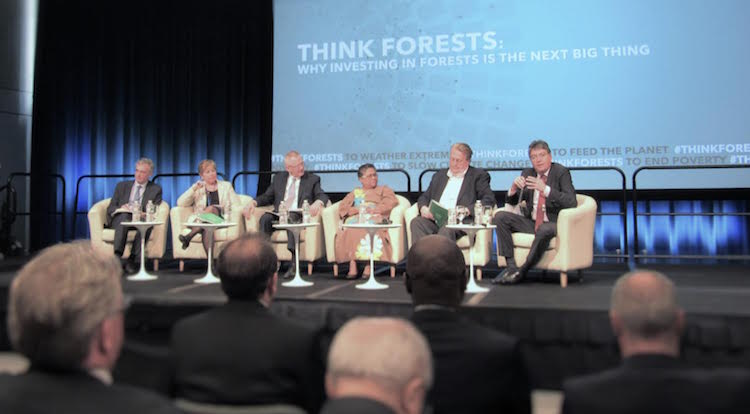 Photo: ‘Think Forest’ Panel during IMF/World Bank Spring Meeting. Credit: Fabiola Oritz/INPS