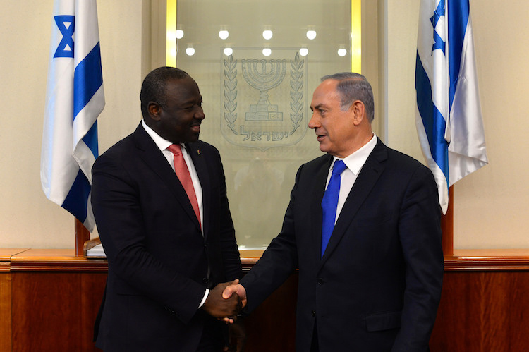 Prime Minister Benjamin Netanyahu Meets with CTBTO Executive Secretary Dr. Lassina Zerbo on June 20, 2016. Credit: Kobi Gideon, Government Press Office (GPO).
