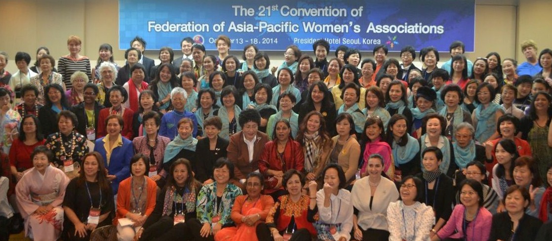 The 21st Convention of Federation of Asia-Pacific Women's Associations in South Korea in 2014/ FAWA