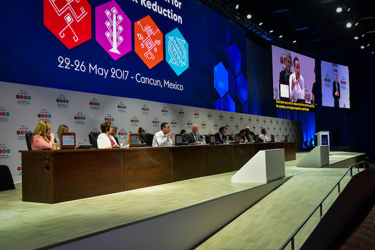 The 2017 Global Platform for Disaster Risk Reduction conference was held in Cancun, Mexico, from May 22 to 26. Credit: UNISDR