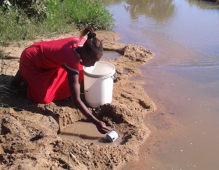 Lack of piped water across Africa has impelled villagers to turn to unprotected water bodies to access the precious liquid. Credit: Jeffrey Moyo/IDN-INPS