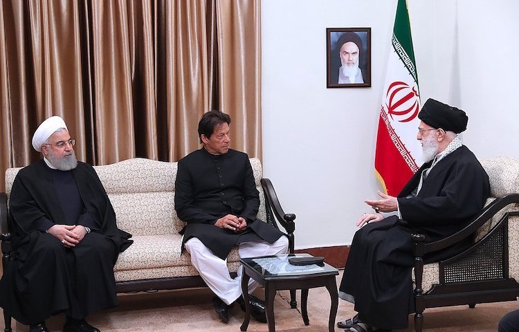 Photo: Pakistan PM Imran Khan –is believed to be a staunch supporter of women empowerment – met with Ali Khamenei and Hassan Rouhani in April 2019. CC BY 4.0