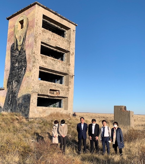 SGI代表団が旧セミパラチンスク核実験場とセメイを訪問