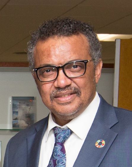 Tedros Adhanom Ghebreyesus, Director General, World Health Organization at the AI for Good Global Summit 2018/ By ITU Pictures from Geneva, Switzerland, CC BY 2.0