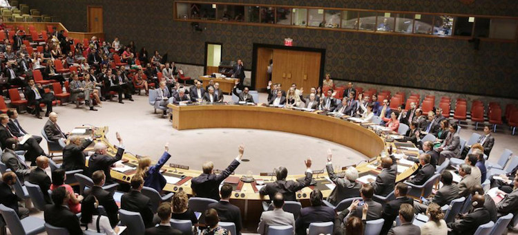 The Security Council unanimously adopts resolution 2231 (2015), following the historic agreement in Vienna last week between the E3+3 (France, Germany and the United Kingdom, as well as the European Union; plus China, Russia and the United States) on one hand, and Iran, on the other, on a Joint Comprehensive Plan of Action (JCPOA) regarding Iran’s nuclear programme. Credit: UN Photo