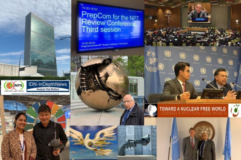 核兵器不拡散条約（NPT）運用検討会議第３回準備委員会を取材