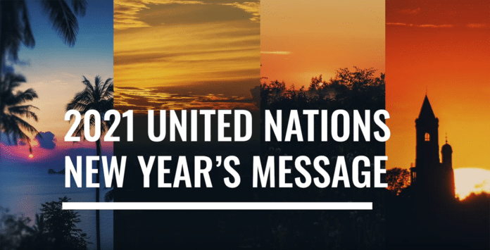 「2021年を共に癒しの年としよう」（新年に寄せるアントニオ・グテーレス国連事務総長ビデオ・メッセージ）