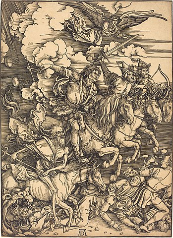 The Four Horsemen/ By Albrecht Dürer - National Gallery of Art, Public Domain