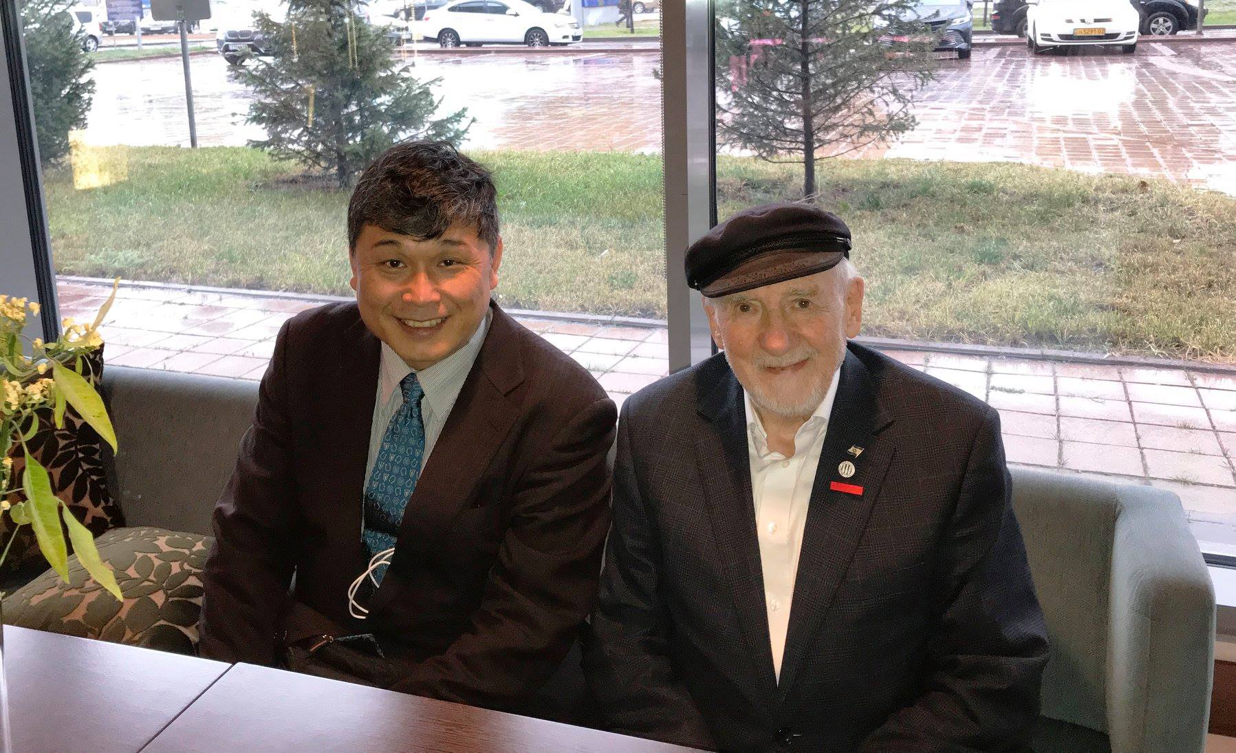 Katsuhiro Asagiri (Left) with Walter Binghan (Right)