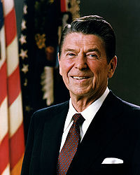 Official Portrait of President Reagan 1981/ Public Domain