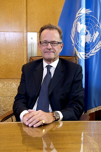 Photo: Michael Møller, UNOG Acting Director-General, Palais des Nations, Geneva. Monday 11 November 2013 Credit: UN Photo