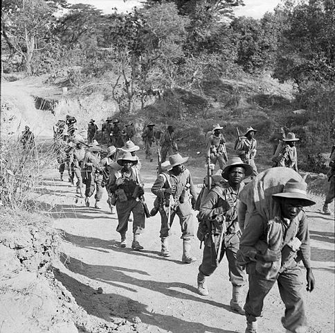African Troops in Burma during the Second World War/ Public Domain