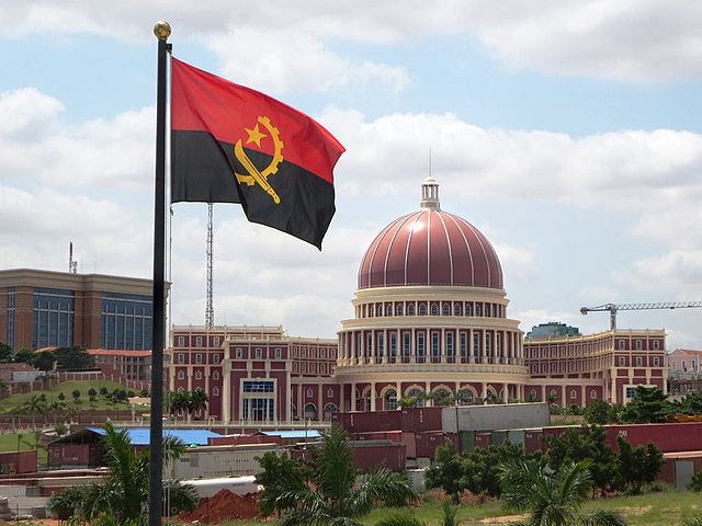 The National Assembly building in Luanda, Angola, was built by a Portuguese company in 2013 at a cost of US$185 million./ By David Stanley from Nanaimo, Canada - National Assembly Building, CC BY 2.0" width="300