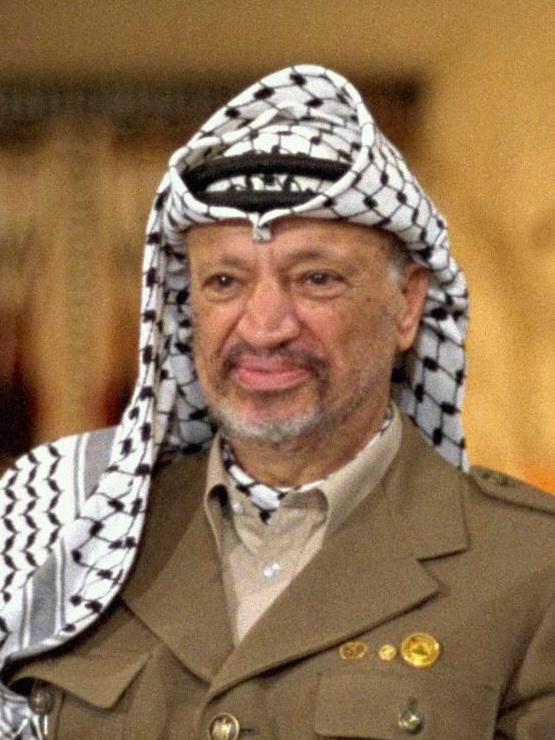 PLO Chairman Yasser Arafat / By Government Press Office (Israel), CC BY-SA 3.0