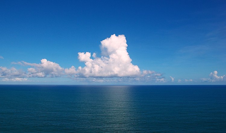 Image: Surface view of the Atlantic Ocean. Surface view of the Atlantic Ocean