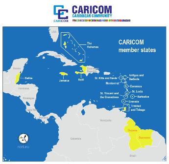CARICOM Map/ CARICOM Energy
