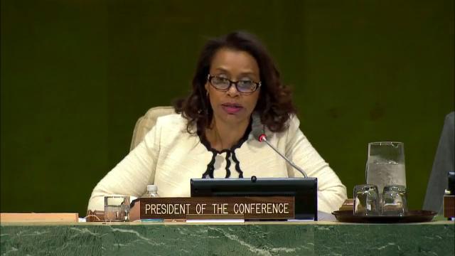 Elayne Whyte Gómez (Costa Rica) on the negotiation of a legally binding instrument to prohibit nuclear weapons/ UN Web TV