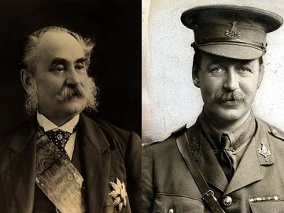 French diplomat Francois Georges-Picot and Mark Sykes/ Wikimedia Commons