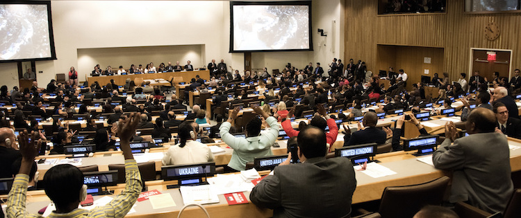 UN conference to negotiate a legally-binding instrument to prohibit nuclear weapons/ Soka Gakkai.