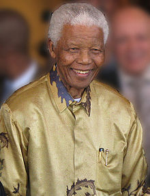 Nelson Mandela in Johannesburg, Gauteng, on 13 May 2008./ By South Africa The Good News, CC BY 2.0