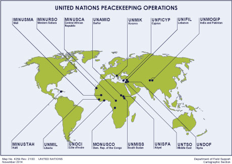 Peacekeeping Fact Sheet as of 31 March 2017/ UN Peace Keeping