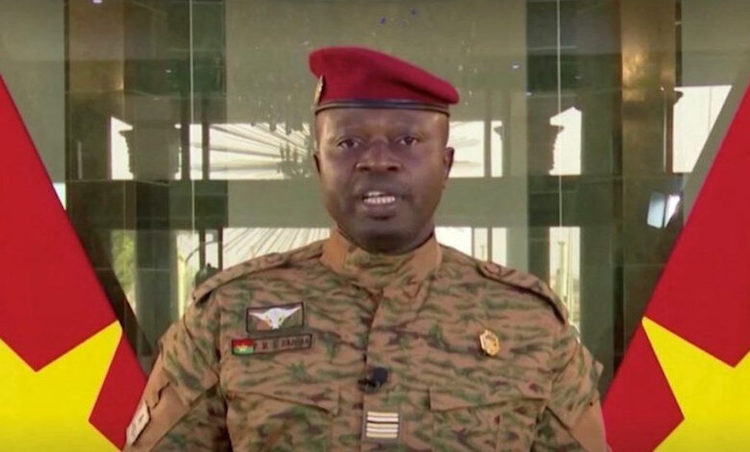 Photo: Burkina Faso’s new military leader Lt.-Col. Paul-Henri Damiba. Source: This Nigeria