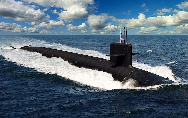 Photo: An artist rendering of the future U.S. Navy Columbia-class ballistic missile submarines. The 12 submarines of the Columbia-class will replace the Ohio-class submarines which are reaching their maximum extended service life. It is planned that the construction of USS Columbia (SSBN-826) will begin in the fiscal year 2021, with delivery in the fiscal year 2028, and being on patrol in 2031. Source: Wikimedia Commons