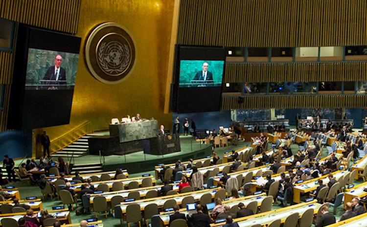 Photo: UN General Assembly Hall. Credit: UN